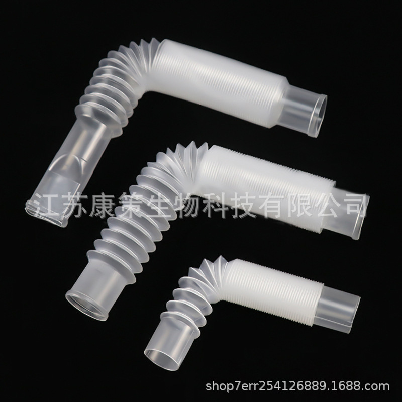Source Manufacturer Disposable Atomizer Tube Atomizer Accessories Corrugated Tube Threaded Connection Spray Nozzle with Mouthpiece