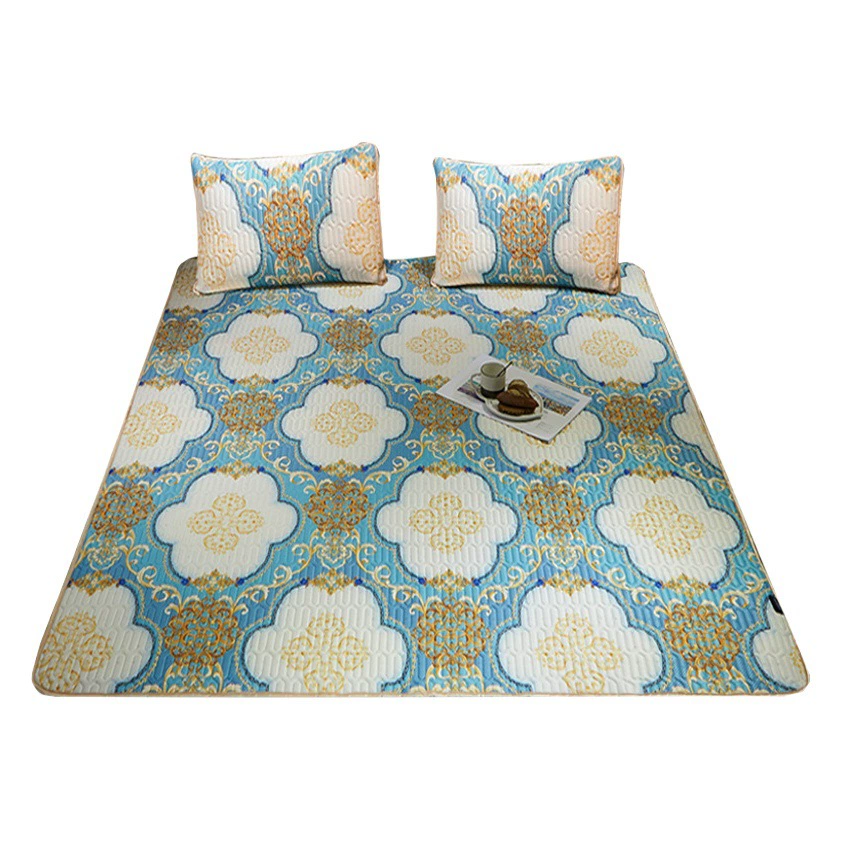 Тайский коврик из натурального латекса, комплект из трех предметов, летний прохладный шелковый мягкий коврик, летний коврик для микро-бизнеса, прямая трансляция, доставка почтой