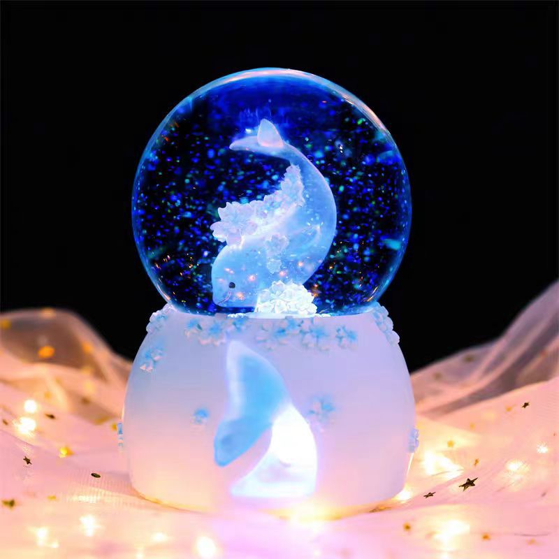 Venta directa de fábrica bola de cristal música caja de música para enviar compañeros de clase niña niña niña regalo de cumpleaños niña princesa día del niño