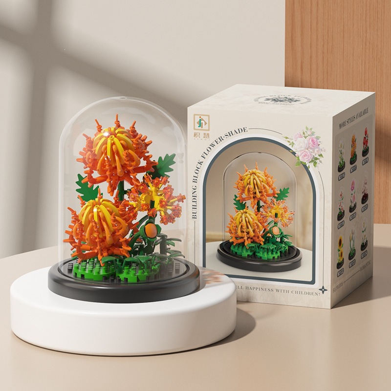 M3117 (con cubierta de polvo) Chrysanthemum + base 224 partículas