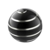 Pearl black + silver thread