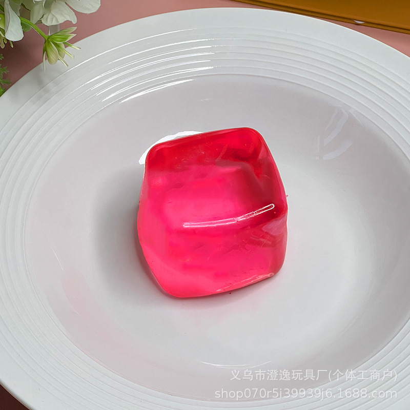 needoh捏捏rose同肌大力透明冰块麦芽糖捏捏吸手指发泄玩具解压|undefined