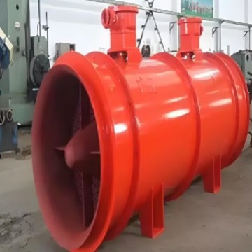 Ventilador de flujo axial local de minería con baja ruido y larga vida útil y alta eficiencia para ventilador local rotativo