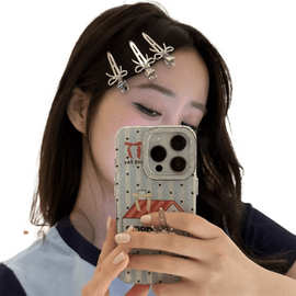 少女基础百搭金属蝴蝶结化妆夹无痕碎发刘海夹侧边边夹发卡发饰品