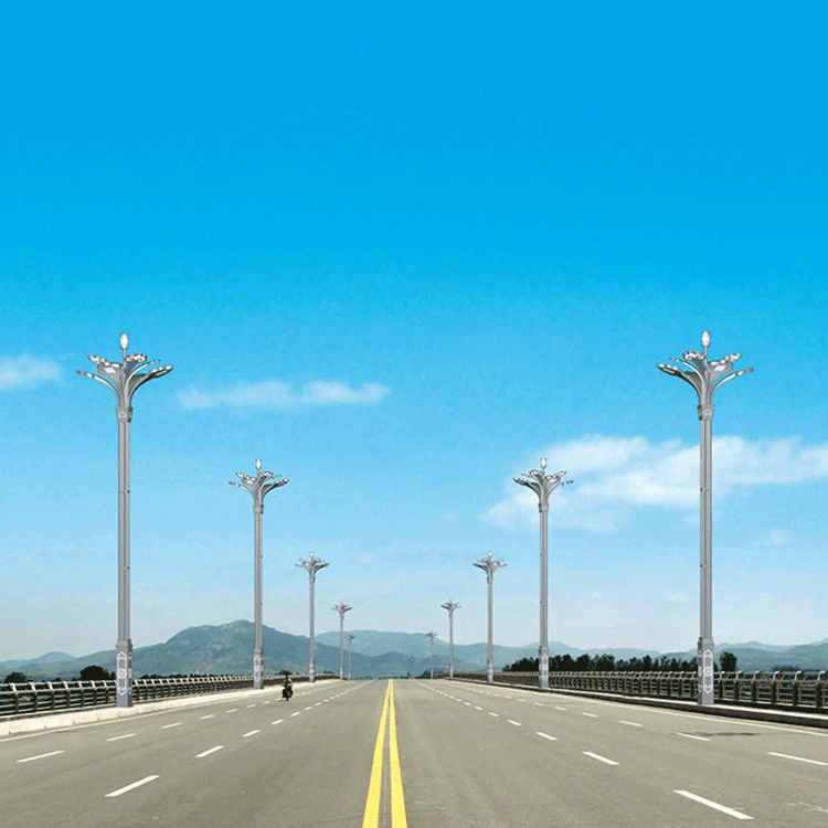Municipal road landscape lighting Chinese lanterns 8 10 meter street lamps Eight-pointed nine-fire municipal square Chinese landscape lanterns