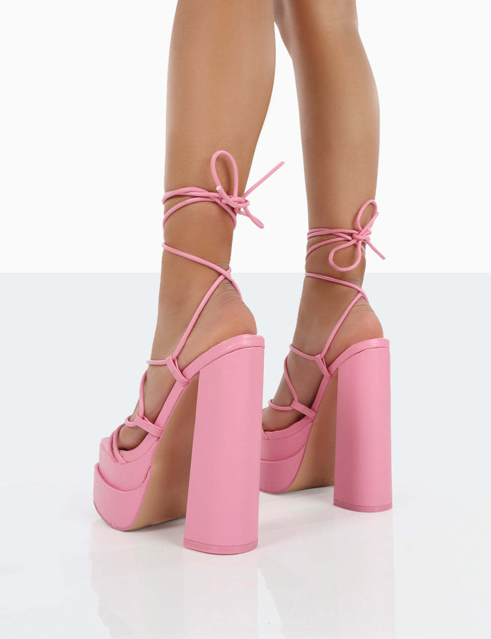 Sandal cao gót nữ quai miệng cá hở mũi, gót cao 9 cm — Màu tím chi tiết 20