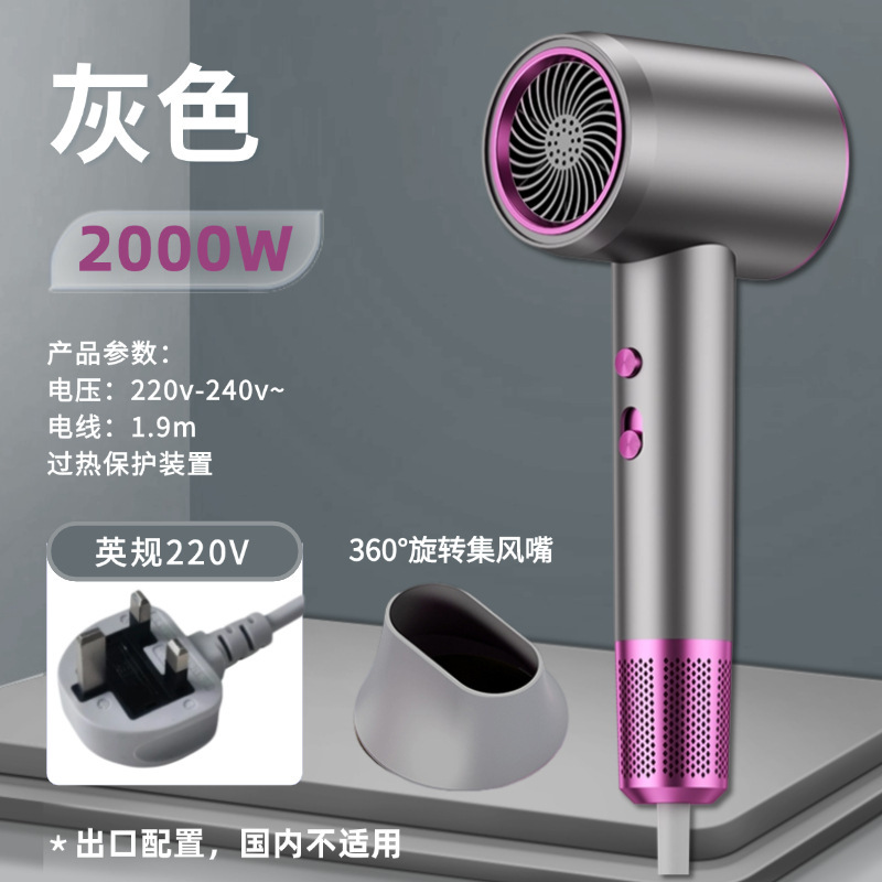 国境を越えたヘアドライヤー家庭用寮冷熱風マイナスイオンネット赤大出力ギャラリー電気ブローメーカー卸売り|undefined