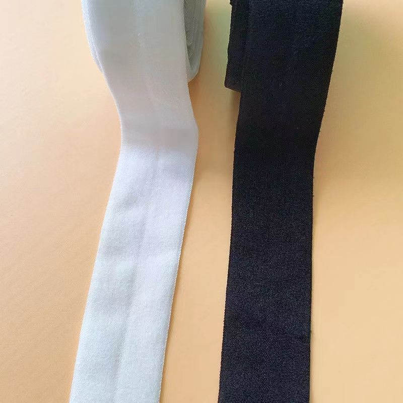 锦纶氨纶包边带弹力舒适内衣对折松紧带羽绒服现货批发高弹力