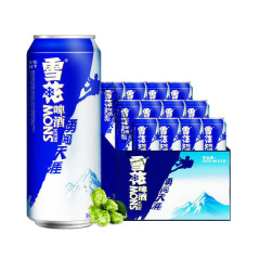 雪花啤酒勇闯天涯度_听整箱新鲜冰爽罐装清爽日期新