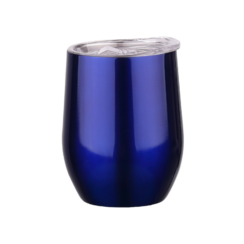 Taza de huevo de acero inoxidable 304 12oz taza de cerveza vacío taza de cáscara de huevo transfronteriza taza de agua portátil al por mayor