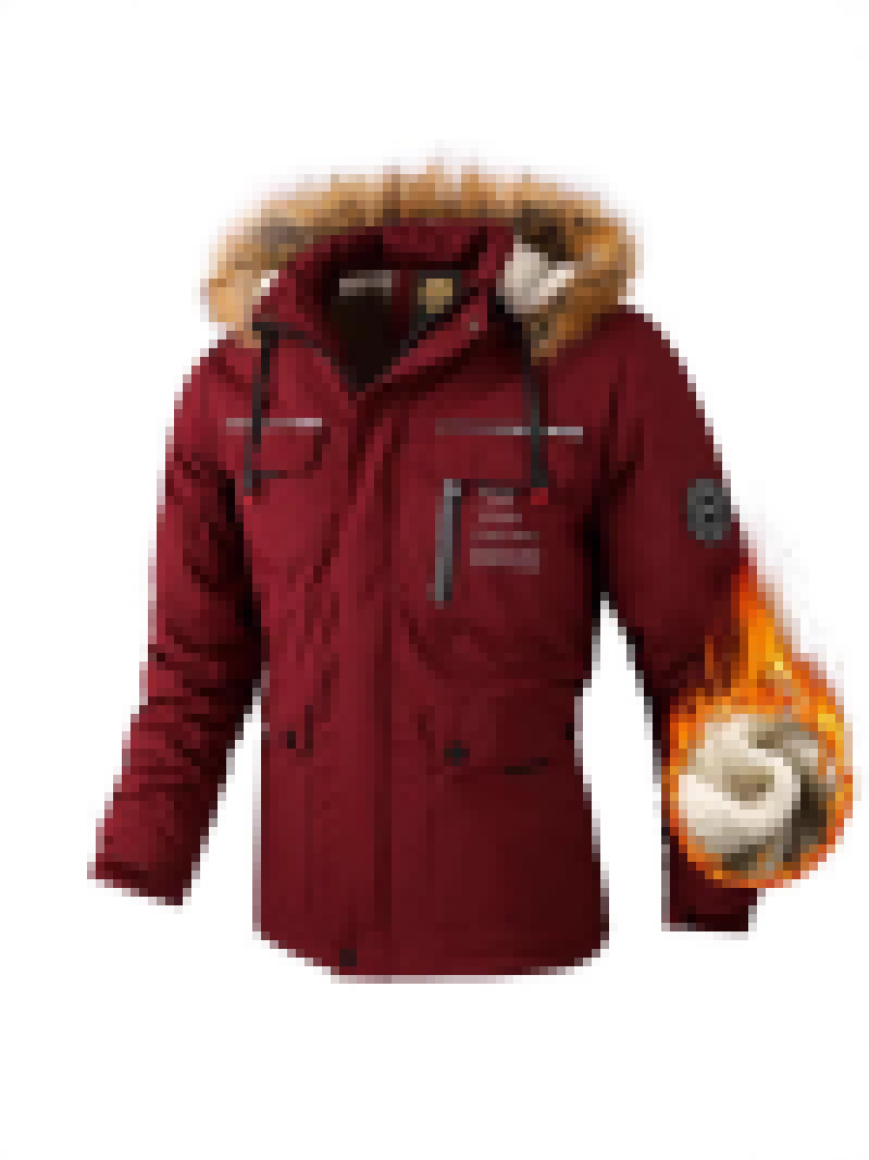 Red, fleece