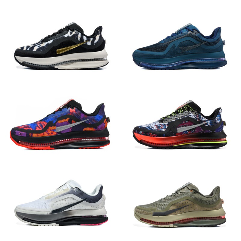 2026 Model Putian Shoes Pegasus Flywire Black and Red Versatile Commuter Low-Top Couple Running Shoes for Men and Women
