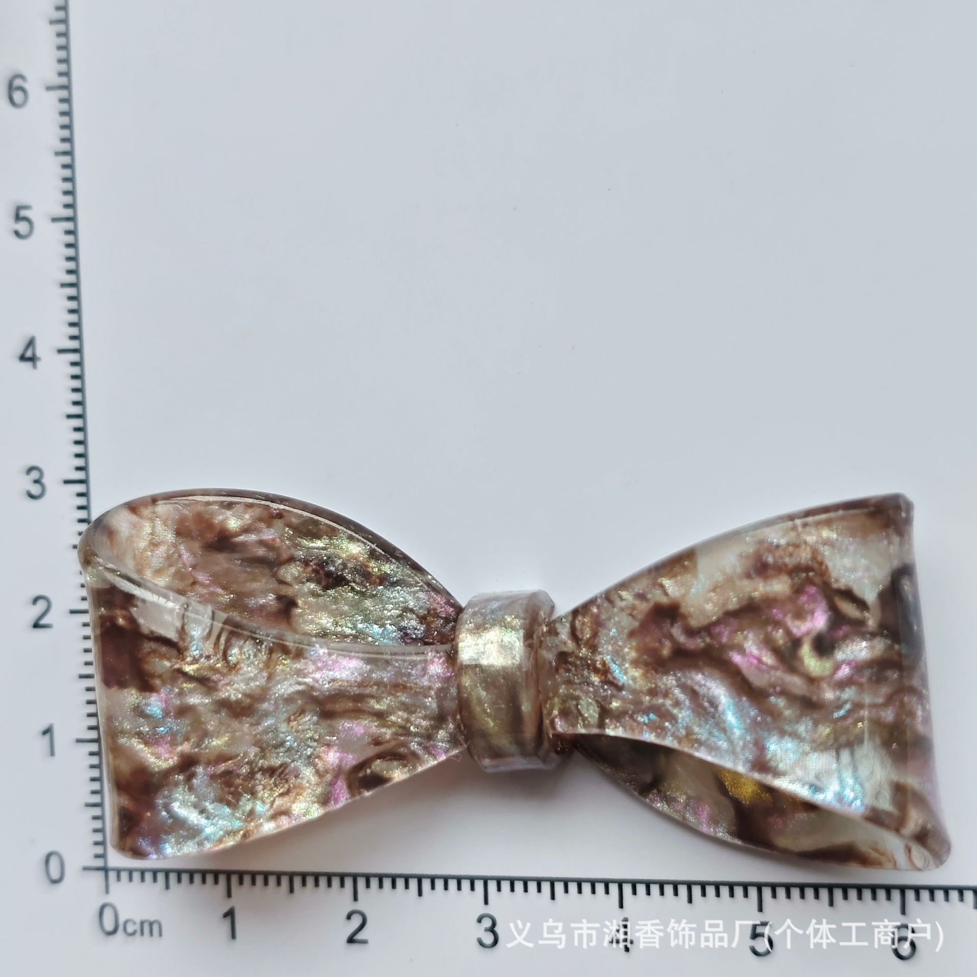 Retro de alto nivel estampado leopardo arco boca de pato clip borde acido diy accesorios de joyería image 9