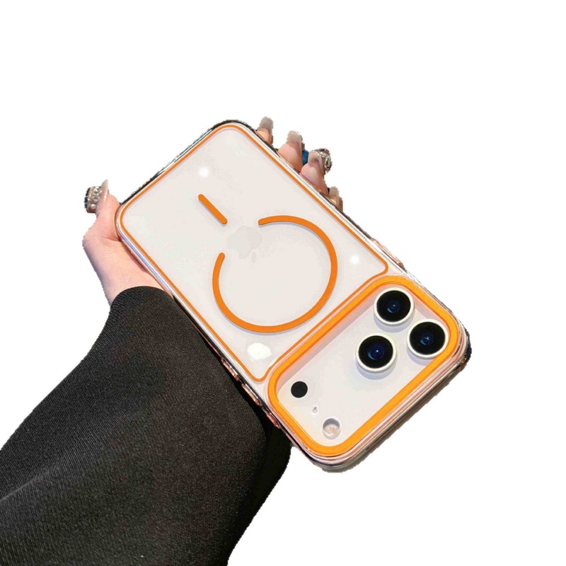 适用苹果17Promax磁吸手机壳iPhone16pro高透细圈防摔15新款保护|undefined