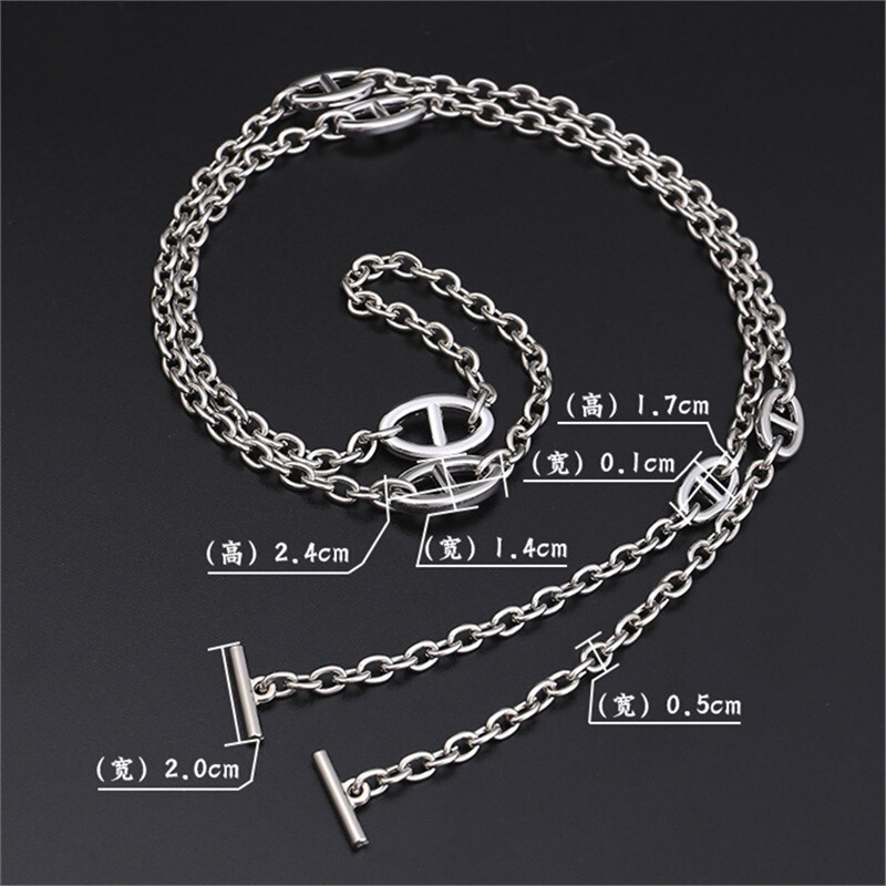 European Cold Style Pig Nose Chain Kangkang Wallet Modification Bag Chain Accessories Evelyn Bag Shoulder Strap Single Buy European Cold Style Pig Nose Chain Kangkang Wallet Modification Bag Chain Accessories Evelyn Bag Shoulder Strap Single Buy