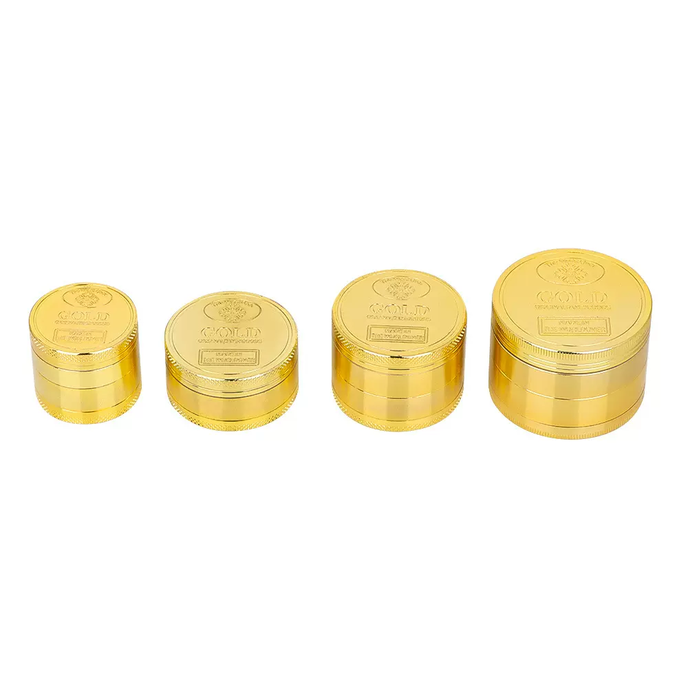亚马逊 金属磨烟器 四层直径40mm锌合金 金币磨烟器  Grinder