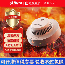 大华独立式10年款光电感烟火灾探测报警器精准探测火灾烟雾报警器
