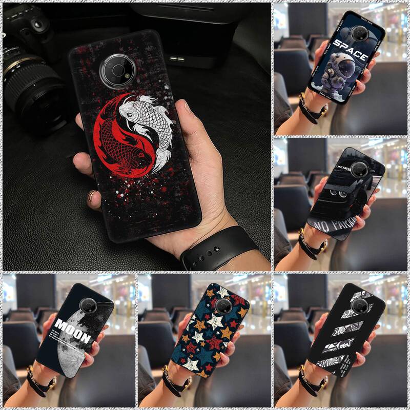 Suitable for Nokia Mobile Phone Cases, New Style, Simple, Funny, Digital Cartoon, Solid Color, Trendy, Heat Dissipation Soft Case Cp