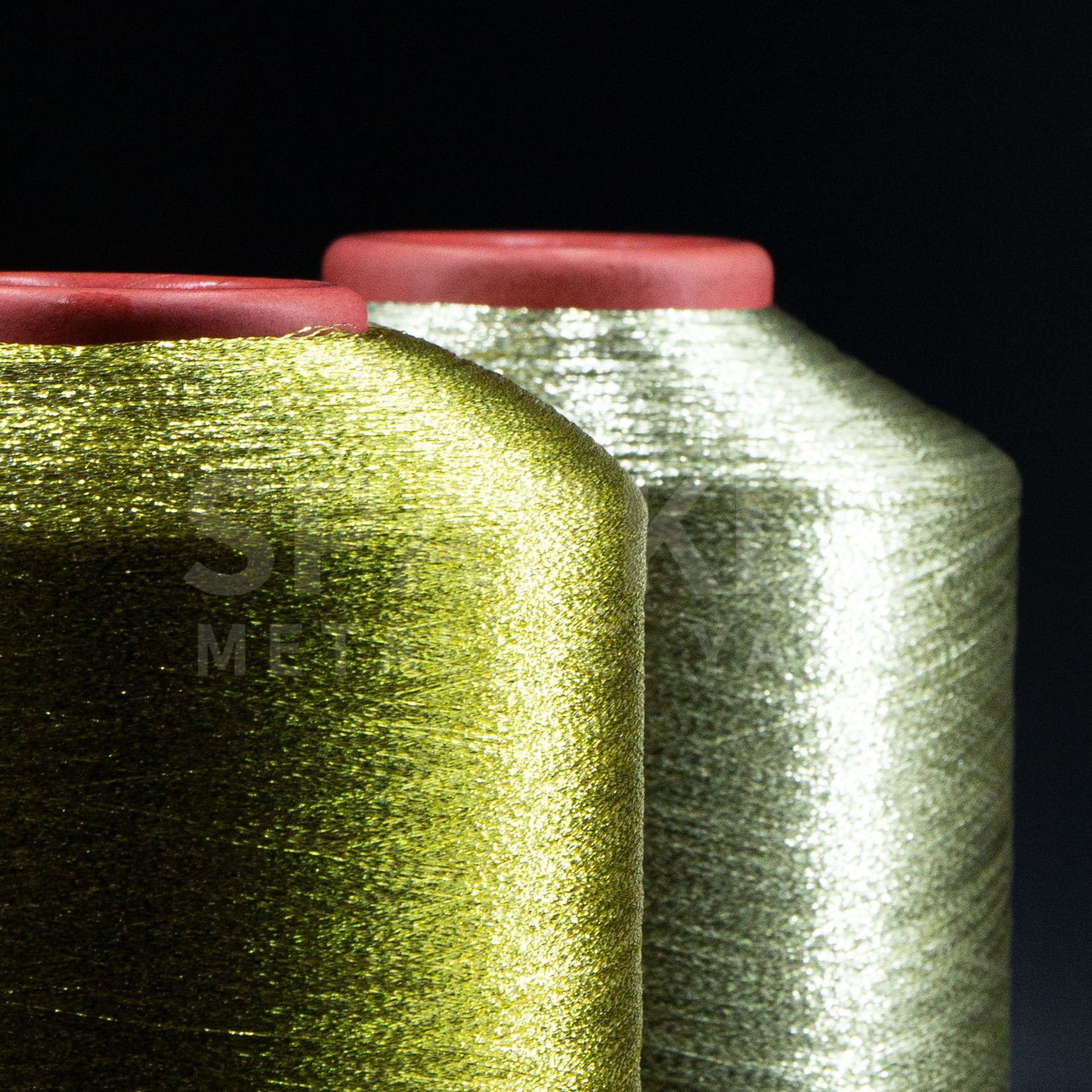 MX型金银线12 mic 1/100双包涤纶提花编织纺织 净重500g