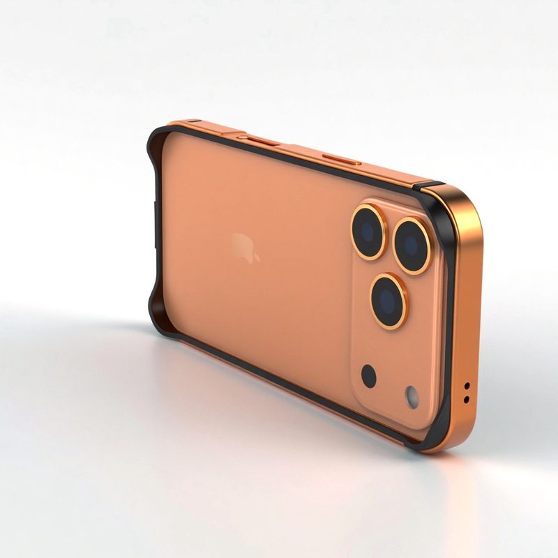 适用苹果17pro手机保护边框17promax防摔壳金属创意边框iphone 17|undefined