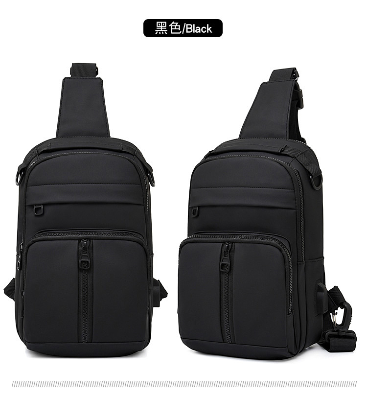 Wholesale New Men's Business Messenger Bag Casual Fashion Travel Chest Bag display picture 7