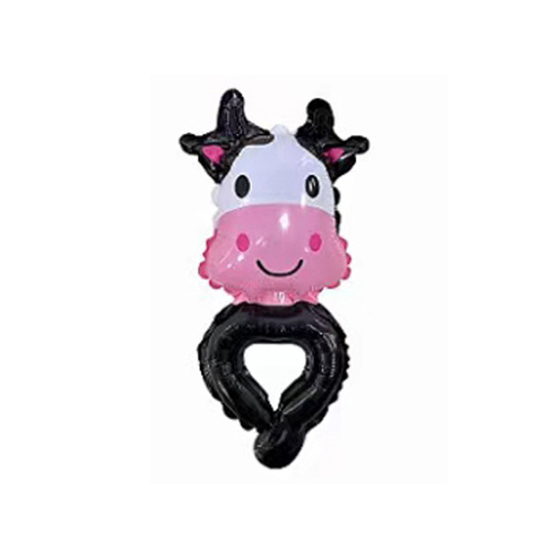 Nuevo Amazon nuevo alienígena vaca dibujos animados día de los niños tema de cumpleaños decoración de la fiesta de globo de aluminio