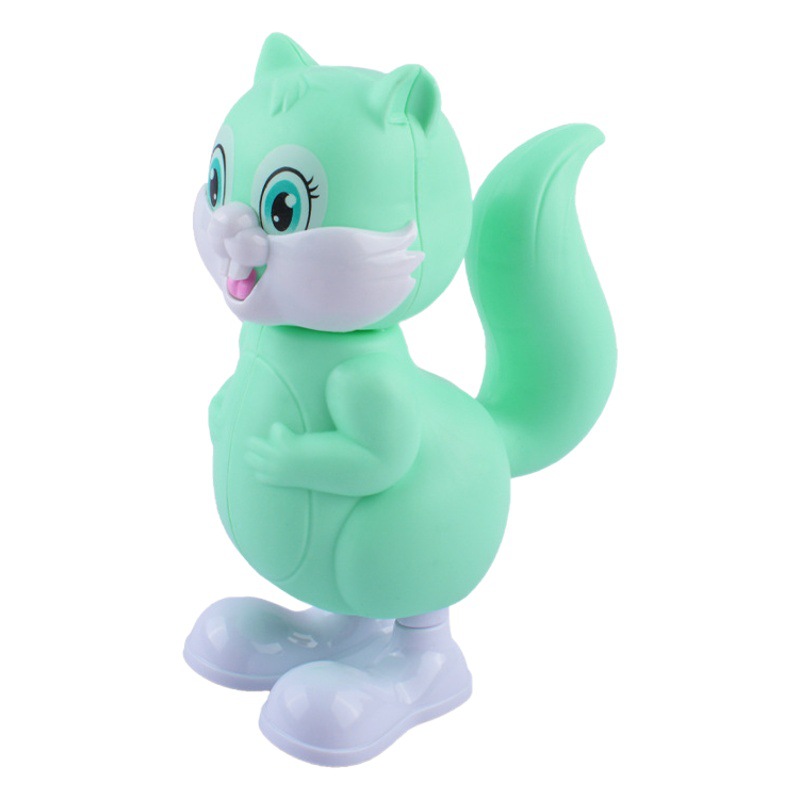 Cadena de salto pequeña ardilla de los niños reloj de juguete pequeño animal de dibujos animados bobinado educativo pequeño regalo puesto al por mayor