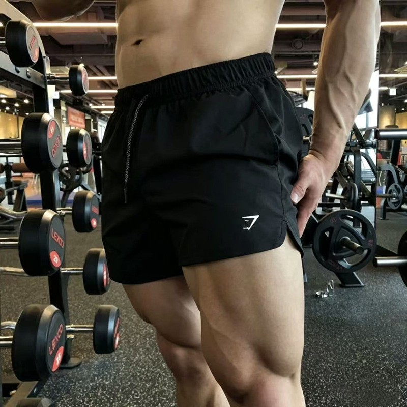 TK foreign trade muscle fitness men's summer sports casual cross-border fitness trendy brand mesh single-layer quick-dry shorts TK foreign trade muscle fitness men's summer sports casual cross-border fitness trendy brand mesh single-layer quick-dry shorts