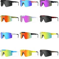 Overseas foreign trade sunglasses with windproof and genuine coating, suitable for European and American cycling, outdoor sports, protective goggles, PC non-polarized