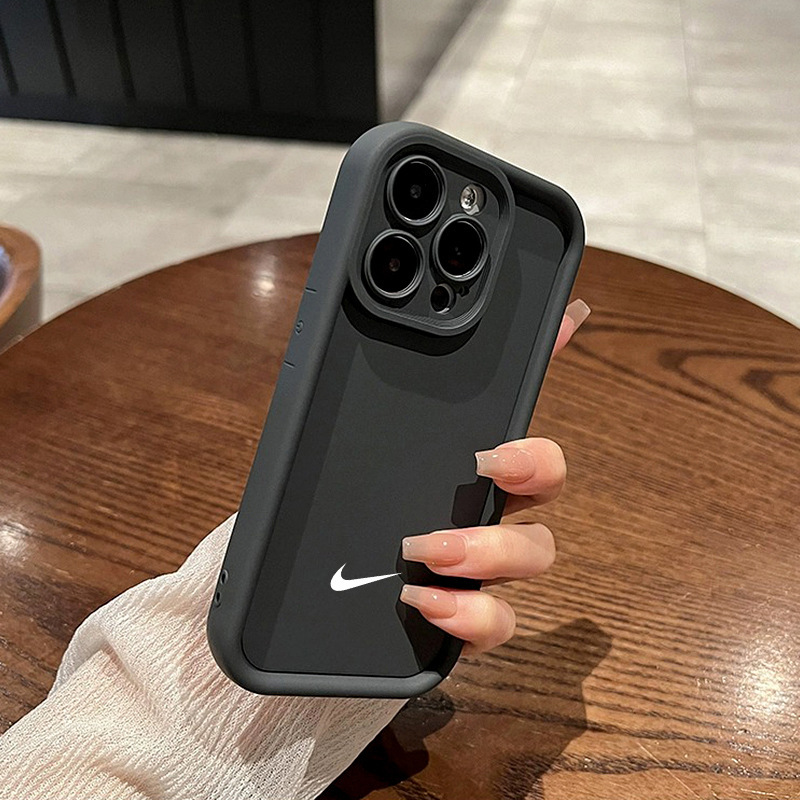 Internet Celebrity Trendy Brand Nike Apple 15 Mobile Phone Case Iphone14Promax Silicone 13/12/11 All-Inclusive Anti-Fall Xr