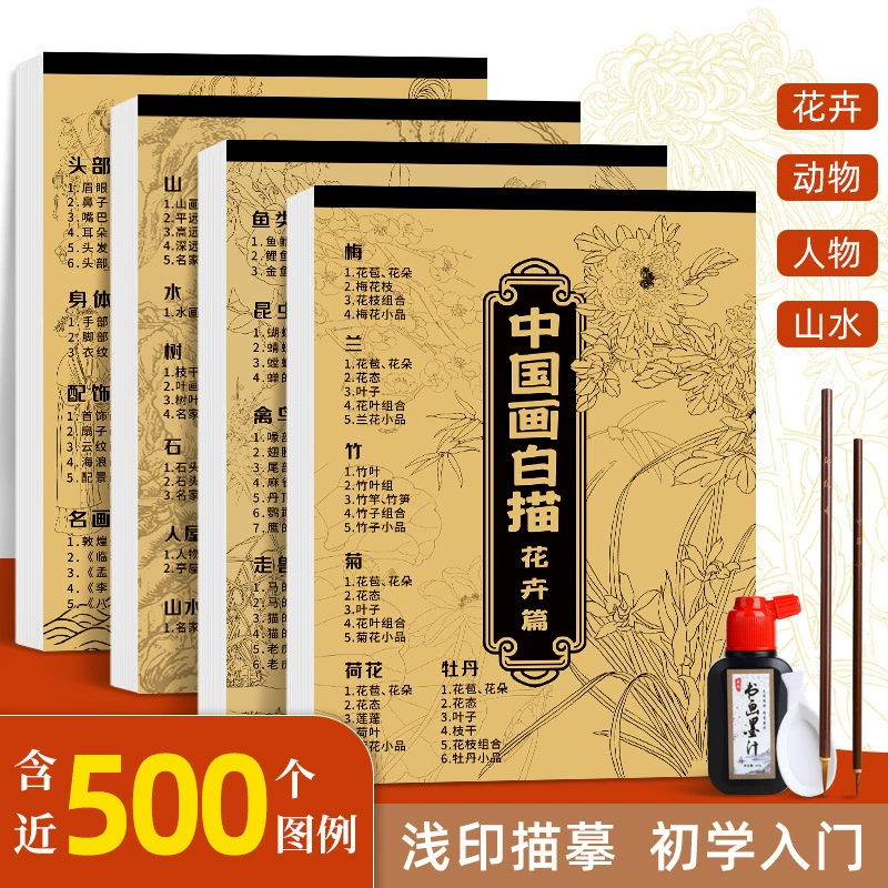 Sansui, китайская базовая книга с иллюстрациями, для начинающих, оптом