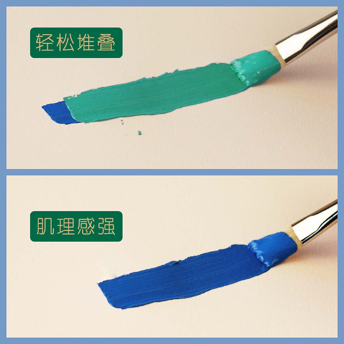 9 tipos de especificaciones de pinceles de cerdo para pintura al óleo acrílico herramienta de dibujo de cabeza plana de varilla larga