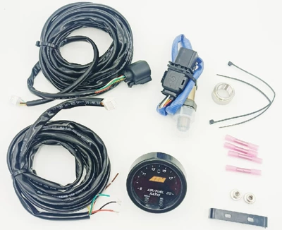 Car Racing Modified Air-Fuel Ratio Meter 30-0300 Kit Wide Range Oxygen Sensor Lsu4.9 Cross-Border Hot Sale (Automotive Sensors) - 30-0300-blue-leather-tube-with-aem-logo