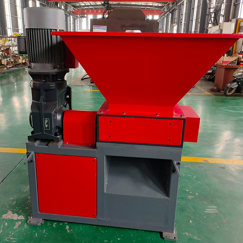 Маленькие шины пластиковые бутылки дробилка одноосные макулатуры