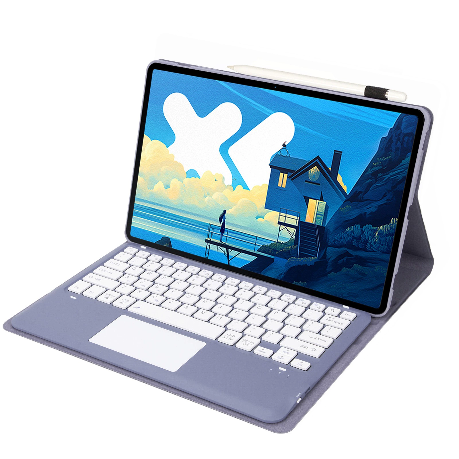 Lenovo, совместимый ультратонкий чехол с клавиатурой, 7 дюймов, Bluetooth