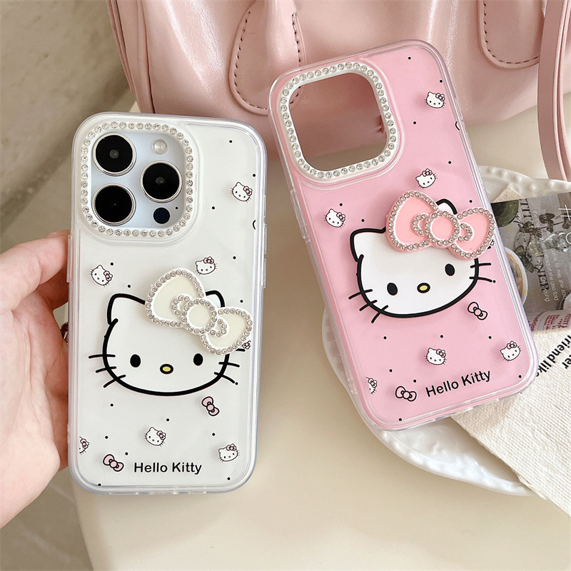 漫画フラッシュダイヤモンドリボン KT 猫 iPhone14/13 11 Apple 16/15 PROMAX 携帯電話ケース 12 セットに適しています|undefined