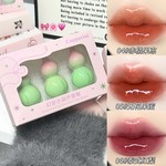 Cappuvini三支套装可爱葫芦唇釉 镜面水光显白学生国货彩妆唇彩