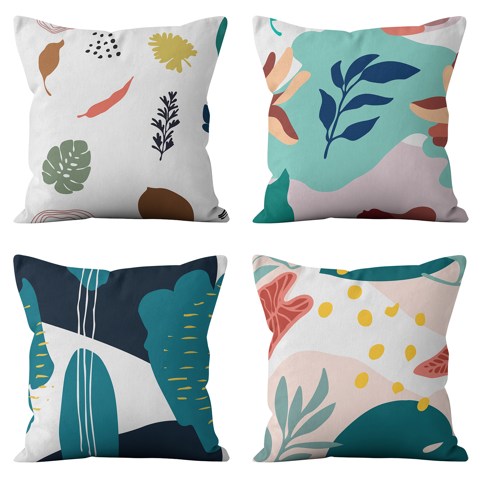 亚马逊新款抽象莫兰迪几何抱枕套 家居沙发靠枕靠垫套批发定制|ms