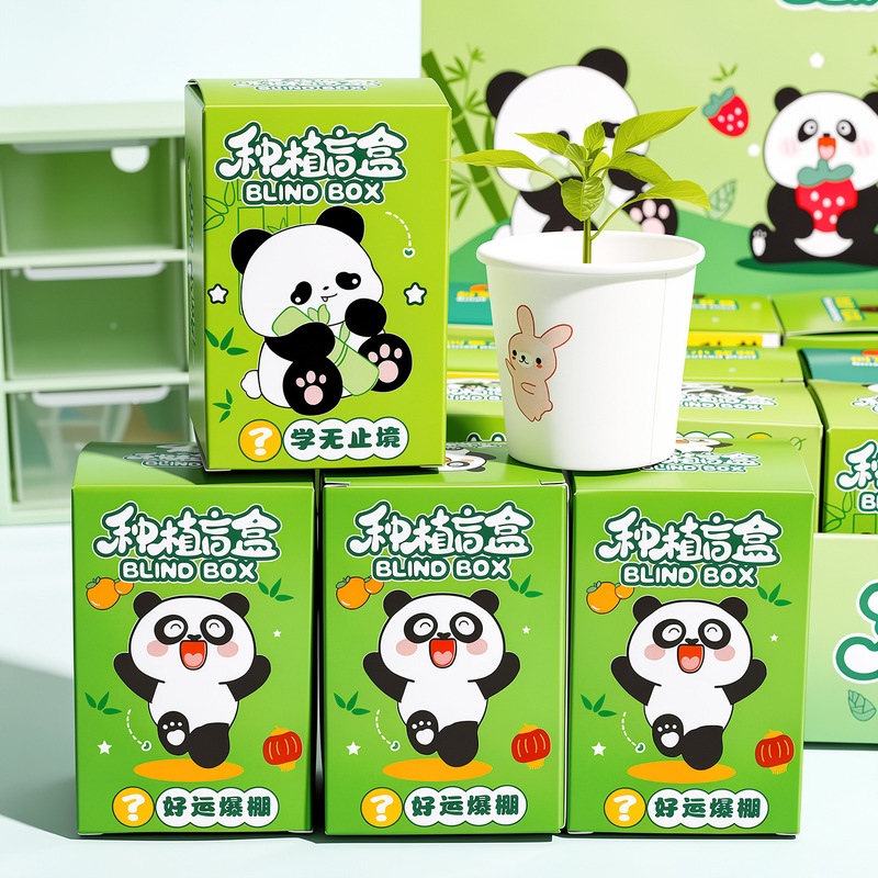 Student desktop planting small potted plants blind box children's DIY green plants indoor mini trendy office flowers and plants Student desktop planting small potted plants blind box children's DIY green plants indoor mini trendy office flowers and plants