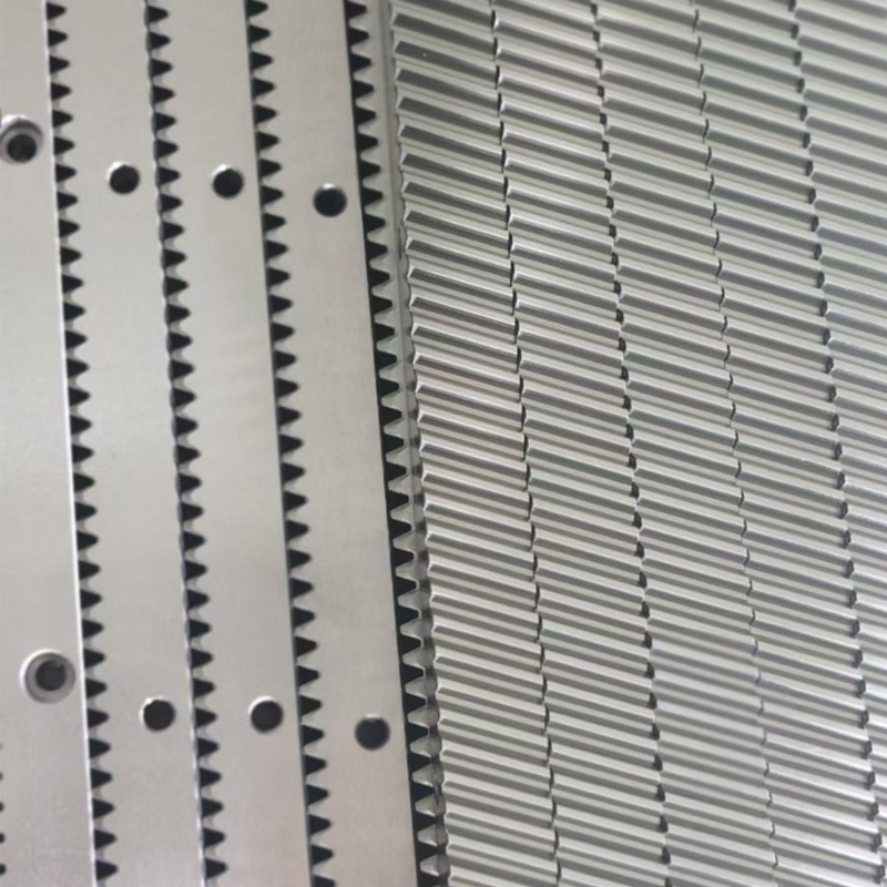 2-mode grinding rack manufacturer 2-mode grinding rack helical rack 2M24x24x1000 right oblique grinding 6-level rack