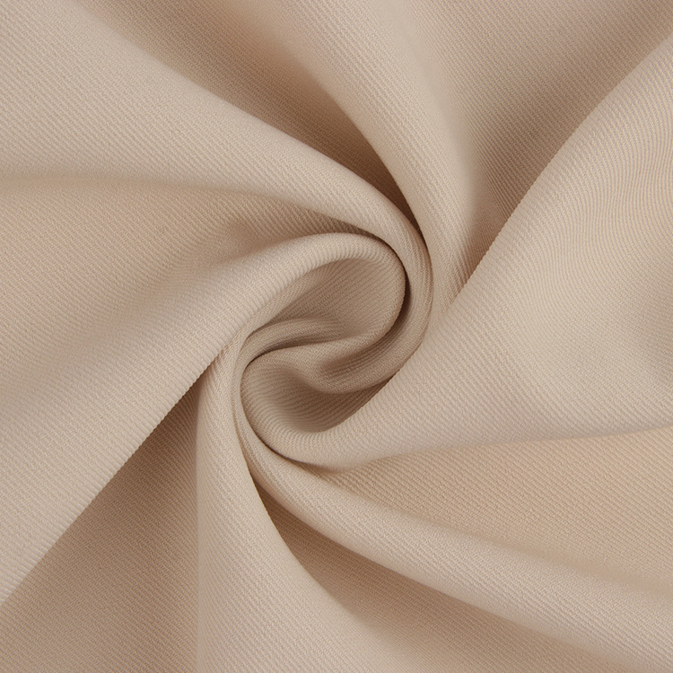 英伦斜 弹力精品英伦斜小西装套装阔腿裤面料 梭织弹力斜纹涤纶布