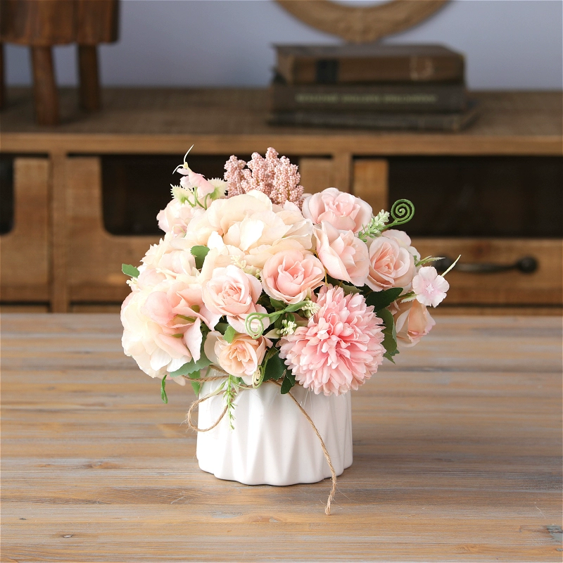 Nordic simulation flower decorative flower decorative flower room fake flowers fake flower plastic flower dining table flower bionic bionic flower bleaching flowers
