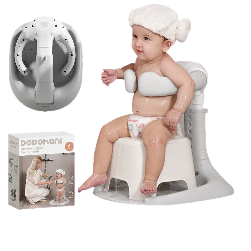 Estante de baño para bebés y niños, artefacto de baño de pie para bebés, mesa de baño, bañera antideslizante plegable y sin instalación