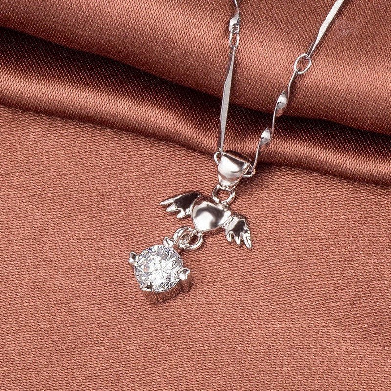 엔젤 하트 펜던트 (체인 없음)