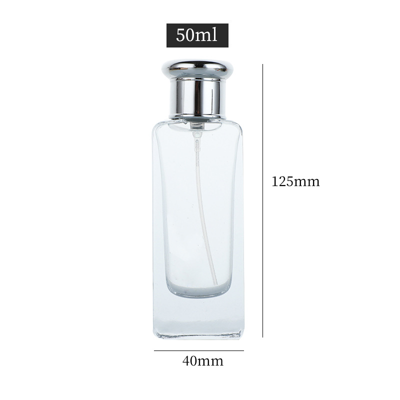 Perfume sub-botella 5ml portátil presionando botella de spray transparente de vidrio cosmético botella vacía al por mayor botella de spray de niebla fina
