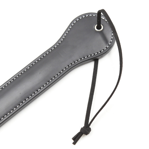 sm成人情趣性用品黑色双层皮革长拍子男女调教性爱拍打皮拍批发