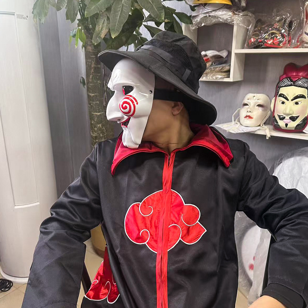Halloween de alta calidad motosierra temática de cine y televisión edición de colección COS máscara de plástico de cara completa juguetes de props image 5