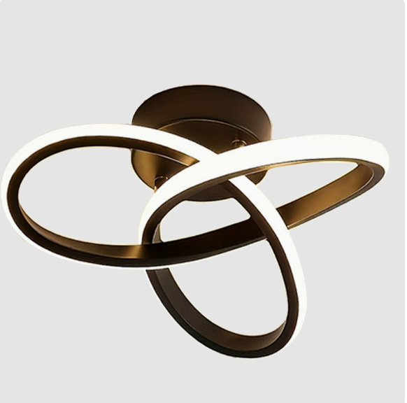 Nórdico transfronterizo moderno simple lámpara de techo personalidad creativa pasillo lámpara decorativa pasillo de entrada lámpara de techo tela