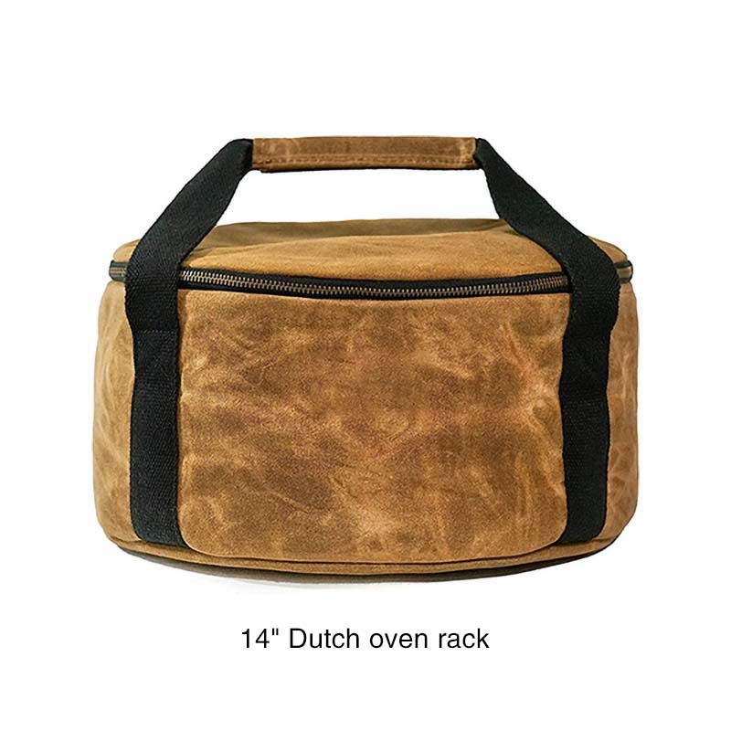 定-制打蜡帆布户外野营炊具餐具套锅煎锅防尘收纳包锅具收纳包