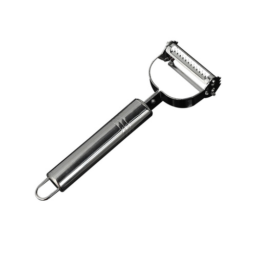Stainless steel peeling knife potato peeler apple peeler kitchen peeler fruit peeling knife serrated thickening